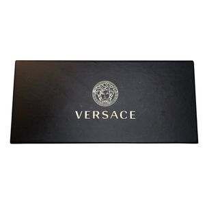 EMPTY Authentic Versace Sunglasses Box Small Black Display Closet Storage Decor